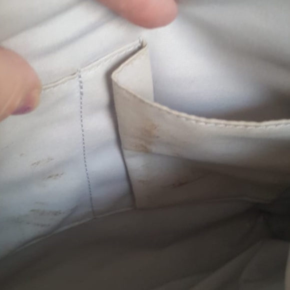 Tan and Blue Coach Canvas Bag - Picture 8 of 8